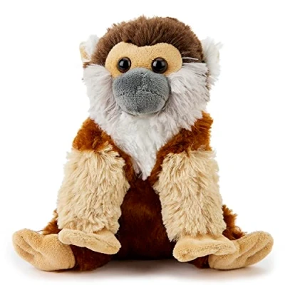 Afbeelding van Zappi Co pluche dier voor kinderen, aap, eekhoorn, speelgoed (23 25 cm), dierencollectie, safari, pasgeboren kind, eerste kind