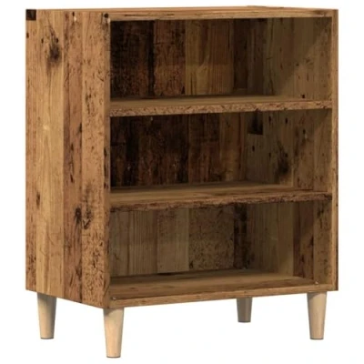 Afbeelding van Dressoir 57x35x75 cm bewerkt hout oud houtkleurig
