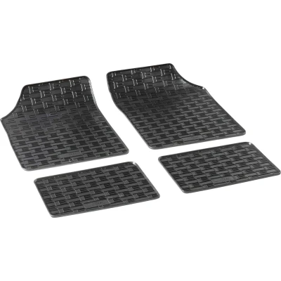 Afbeelding van WALSER 55042 Vloermatset Waterdicht Rubber voor en achter Zwart Op maat gemaakt