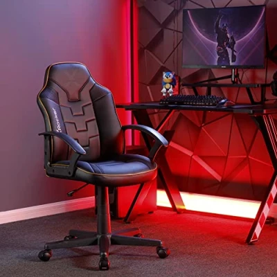 Afbeelding van X Rocker Saturn PC Office Gaming Chair Black/Grey/Blue