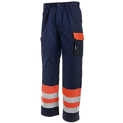 Afbeelding van Blaklader Werkbroek High Vis 1584 1860 Oranje/Marineblauw C60
