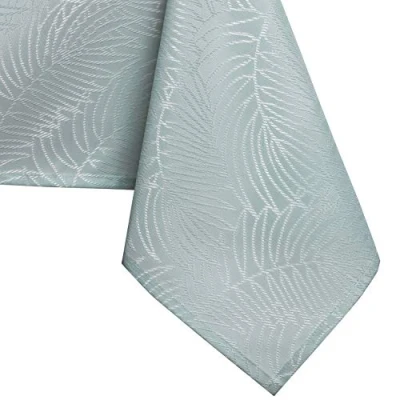 Afbeelding van AmeliaHome Tafelkleed, lotuseffect, waterafstotend, polyester, Gaia patroon, mint, 140 x 260 cm