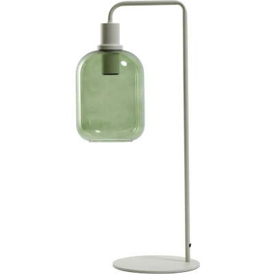 Afbeelding van Lekar tafellamp 60 cm licht grijs/groen glas