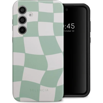 Afbeelding van Selencia Hoesje Geschikt voor Samsung Galaxy A55 Vivid Backcover Groovy Sage Green