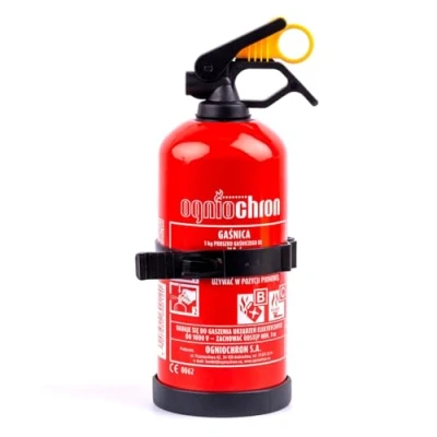 Afbeelding van Ogniochron Poederblusser Brandblusser GP 1 BC met Muurbevestiging