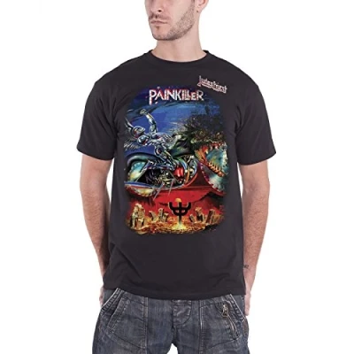 Afbeelding van Judas Priest Painkiller Heren T shirt XL Zwart