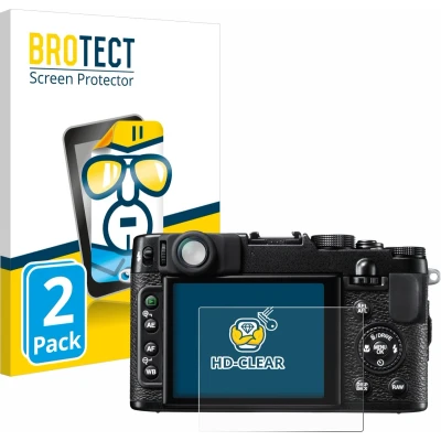 Afbeelding van BROTECT Screenprotector voor Fujifilm FinePix X10 Folie Beschermfolie transparant (2 Stuks)