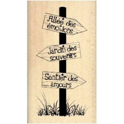 Afbeelding van Florilèges Design FD310090 stempel voor scrapbooking, 3 platen, 7 x 4 2,5 cm, beige