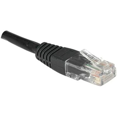 Afbeelding van Exertis Connect Patchkabel, CAT.6, U/UTP, onafgeschermd, koper, zwart, 3,0 m patchkabel met vergrendelbare (U/UTP, CAT6, 3 m), Netwerkkabel