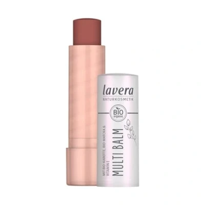 Afbeelding van lavera Multi Balm Sunset Red 01 Intensieve kleur, frisse gloed, moeiteloos mengen, voor ogen, lippen en wangen, veganistisch, natuurlijke cosmetica, 4,9 g