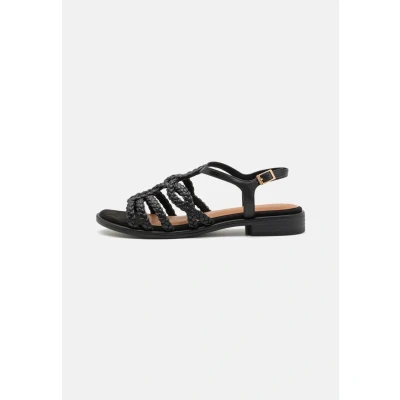 Afbeelding van Marco Tozzi Sandalen, Dames, Maat: 39, Black Hoogwaardig imitatieleer