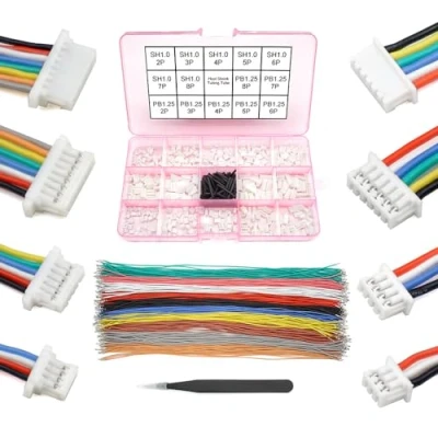 Afbeelding van SH1.0 naar PB1.25 voorgekrompen kabelset compatibel met JST SH 1,0 mm Molex PicoBlade 1,25 voor I2C Qwiic Stemma QT Wire F405 H7