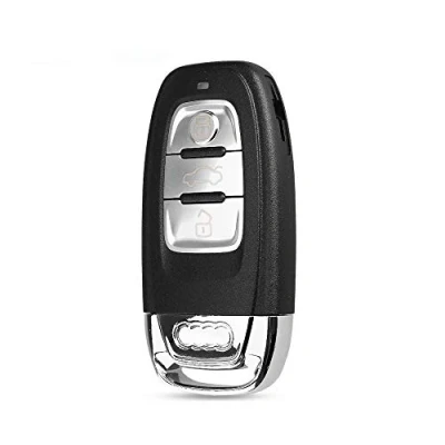 Afbeelding van Sleutelhoes voor Audi Q5 A4 A5 A6 A7 A8 R8 Smart Key Plip afstandsbediening 3 toetsen