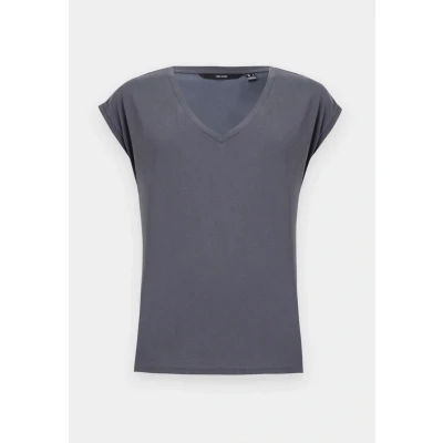 Afbeelding van Vero Moda Vmfilli V NECK TEE Tshirt basic, Dames, Maat: XS, Ombre blue
