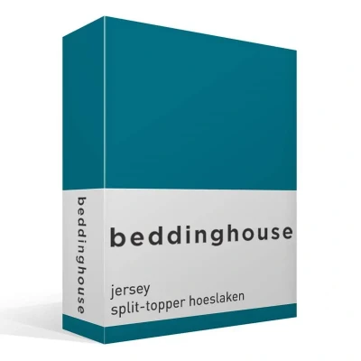 Afbeelding van Beddinghouse Jersey Splittopper Hoeslaken 140x200/210/220 Zeegroen