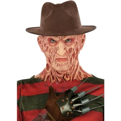 Afbeelding van Smiffys 81042 Nightmare On Elm Street Freddy Krueger herenhoed, bruin, één maat