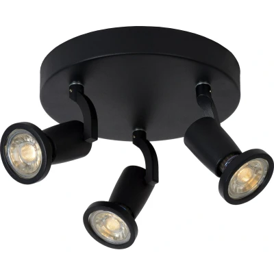 Afbeelding van Lucide JASTER LED Plafondspot 3xGU10 Zwart