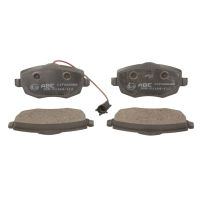 Afbeelding van ABE C1F066ABE Remblokkenset Vooras Niet geschikt voor slijtage waarschuwingscontact LANCIA: Ypsilon II