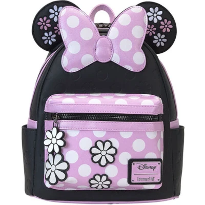 Afbeelding van Loungefly Disney Minnie Floral Rock The Dots Mini Rugzak