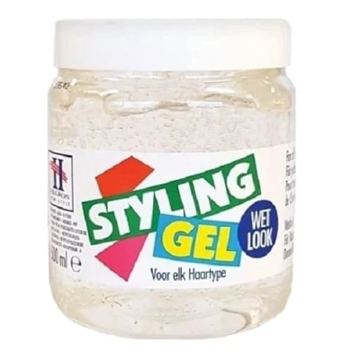 Afbeelding van Hegron Set van 6 stylinggels met nat effect voor alle haartypes, x 500 ml