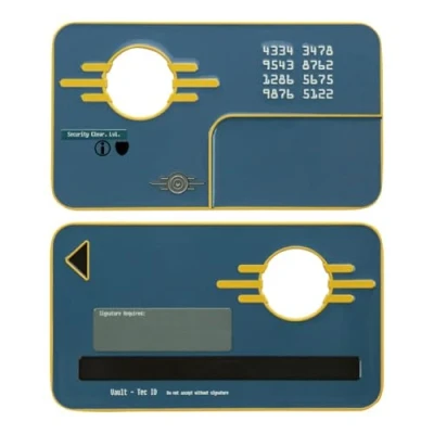 Afbeelding van Fallout Replica Vault Security Keycard Limited Edition