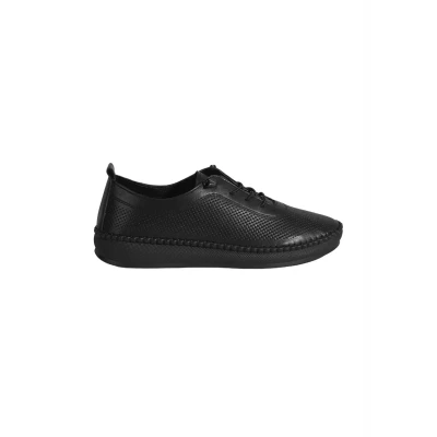 Afbeelding van Desa Sportieve veterschoenen, Dames, Maat: 39, Black Leer
