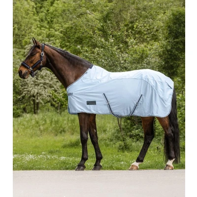 Image de Waldhausen Couverture Anti Mouches Protect Etanche Bleu clair/Bleu nuit 125/175