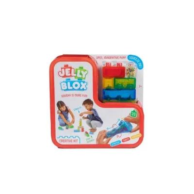 Afbeelding van Goliath Jelly Blox Creative Kit Constructiespeelgoed Zachte Bouwblokken Pijnvrij Spelen Vanaf 2 jaar