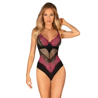 Afbeelding van Obsessive Rosenty Teddy Zwart/Paars