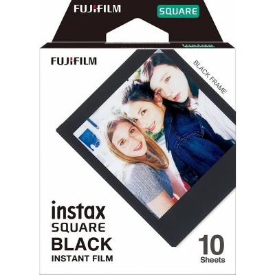 Afbeelding van Fujifilm Instax Square Film Zwart kader 10 stuks
