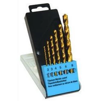 Afbeelding van C.K T3293 HSS Metaal spiraalboorset 6 delig TiN DIN 338 Cilinderschacht 1 set(s)