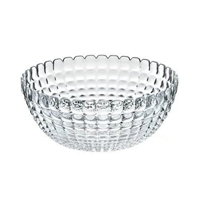 Afbeelding van Guzzini Tiffany, container van gerecycled kunststof, kom L transparant, Ø 25 x h 11 cm 3000 cc 21382500