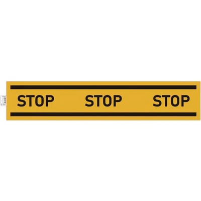 Image de Panneau stop adhésif obligation jaune Exacompta