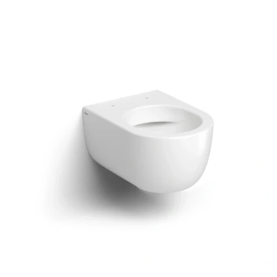 Afbeelding van Clou Hammock randloze wandtoilet 49cm mat wit keramiek