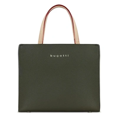 Afbeelding van bugatti Ella Mini Tote Bag hoogwaardige kunstleren tas voor dames, Olijf