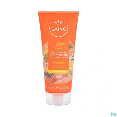 Afbeelding van Laino Citrus Hydraterende 3 in 1 Douchegel 200 ml