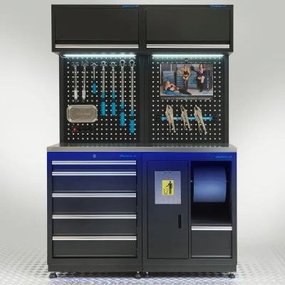 Afbeelding van Werkplaatsinrichting PREMIUM met RVS werkblad 135 cm breed