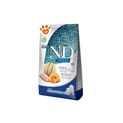 Afbeelding van Farmina N&amp;D Codfish, pumpkin and cantaloupe melon Puppy Medium &amp; Maxi 12 kg