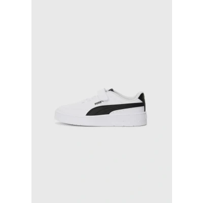 Afbeelding van Puma Court Unisex Sneakers laag voor kinderen, Maat: 29, White/black Schoenen