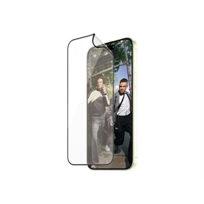 Image de Verre Trempé Apple iPhone 15 Plus: PanzerGlass Matrix Recycled Ultra Wide Fit Anti Bacterial Screenprotector incl. applicator Plastique