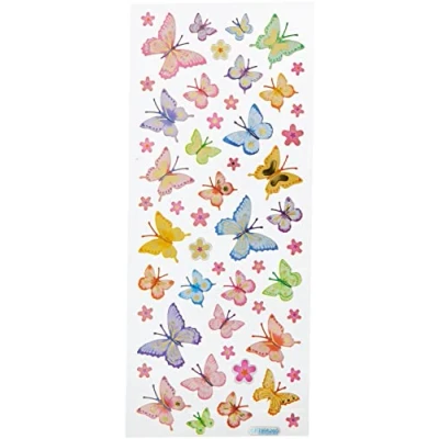 Afbeelding van Craft Planet Fun stickers &quot;Vlinders &amp; Bloemen&quot;