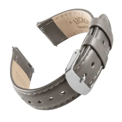 Afbeelding van Archer Watch Straps horlogeband van hoogwaardig leer, snelle bevestiging, vervangende voor smartwatch en klassiek horloge