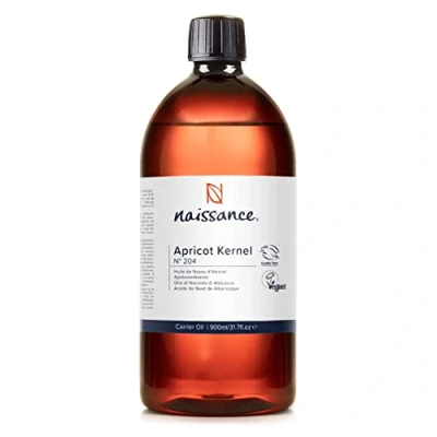 Afbeelding van Naissance Abrikozenpitolie (nr. 204) 900 ml plantaardige olie voor gezicht, lichaam, haar, baard, massage, nagel geurloos, veganistisch, niet getest op dieren en GMO vrij