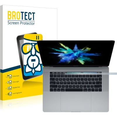 Afbeelding van BROTECT Screenprotector voor Apple MacBook Pro 15&quot; 2017 (ALLEEN Touch Bar) Folie Beschermfolie Beschermglas transparant
