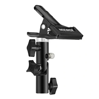 Afbeelding van Neewer® Klem, fotohouder, zware studio, metalen klem met 5/8 inch aansluiting, lichthouder voor reflector