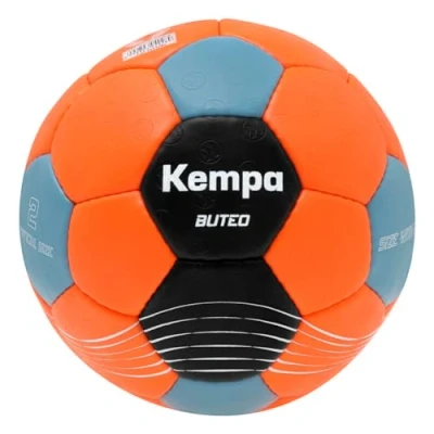 Afbeelding van Kempa Buteo Handbal voor jongeren en volwassenen Top speelbal oranje/blauw zeer gripvast