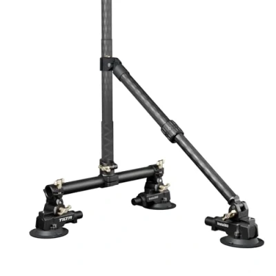 Afbeelding van Insta360 Drievoudige zuignap trolleyhouder (Ga 3, x3, Eén RS, GO 2, Een X2, R), Actioncam accessoires, Zwart