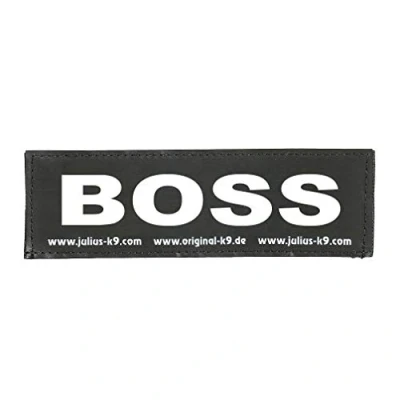Afbeelding van Julius K9 162LR K 47407 Velcro letter BOSS, klein, zwart