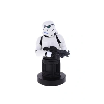 Afbeelding van Cable Guy Remnant Stormtrooper (The Mandalorian) telefoon en game controller houder met usb oplaadkabel