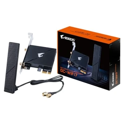 Image de Aorus GC WIFI7 Adaptateur réseau PCIe 802.11ax, Bluetooth 5.3, Wi Fi 7